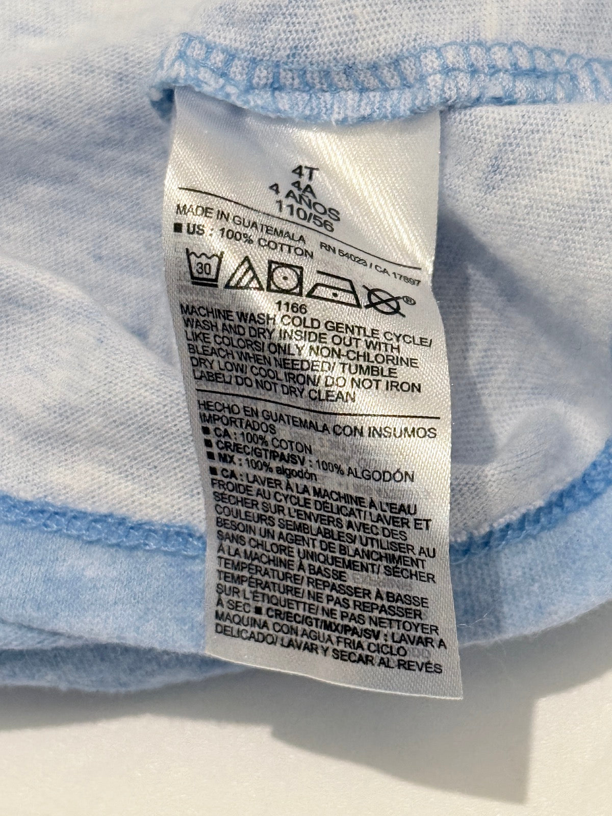 Old Navy Blue Pocket T-Shirt 4T