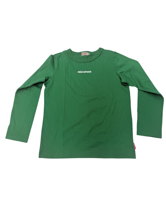 Miki House Green Long Sleeve T-Shirt Size 8