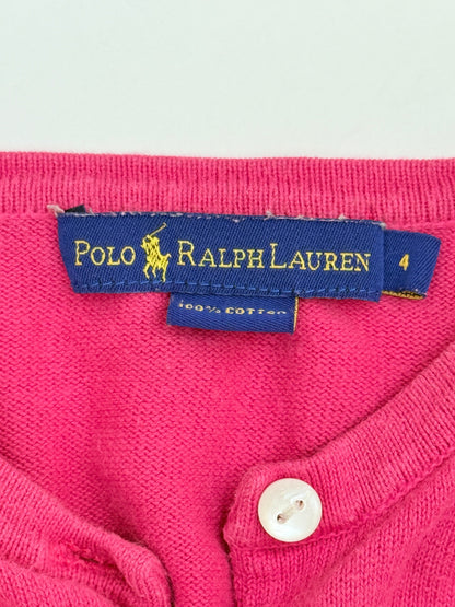 Ralph Lauren Pink Cardigan Sweater 4