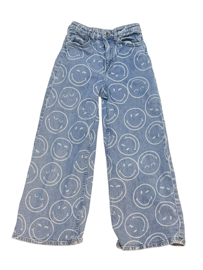 Smiley World Wide-Leg Jeans Size 9-10y