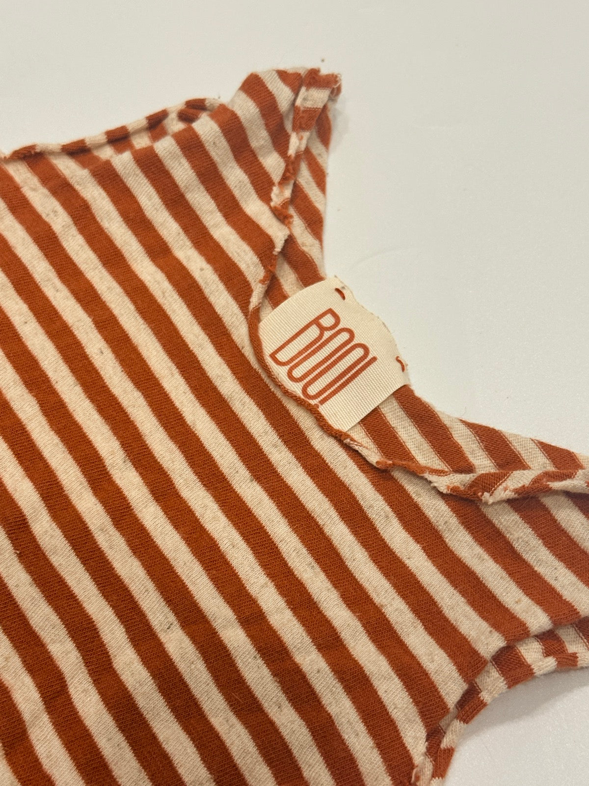Boo Striped Tank Top Size 3-6m