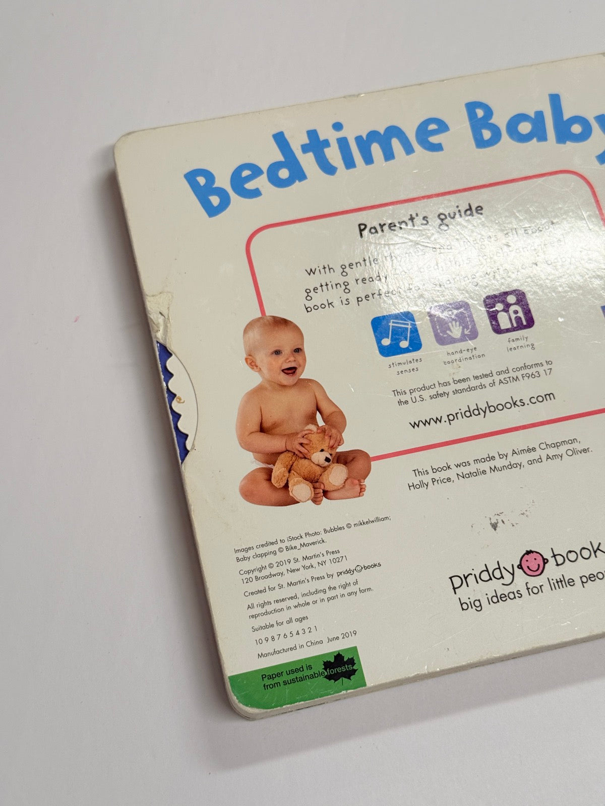 Bedtime Baby Touch and Feel Board Book