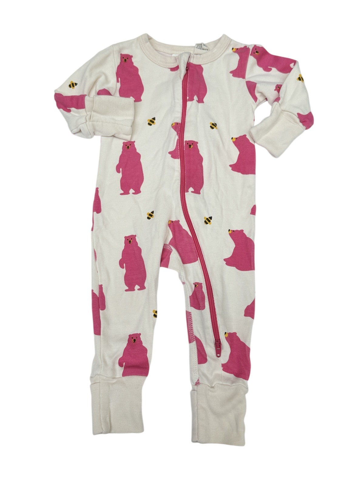 Parade Bear & Bee Zip Romper 0-3M