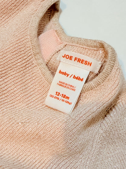 Joe Fresh Sparkle Knit Dress 12-18m
