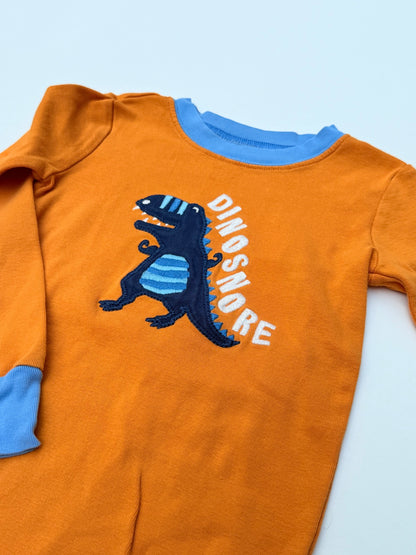 Gymboree Dinosnore Long Sleeve Pajama 3Y