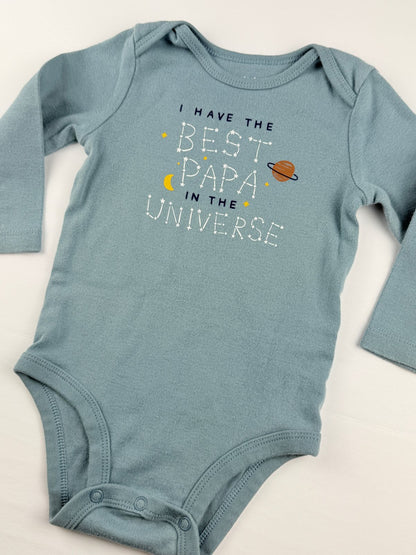 Carter's Best Papa Long Sleeve Bodysuit 9M