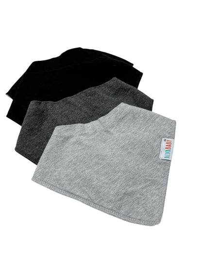 AlvaBaby Bandana Drool Bibs 3-Pack