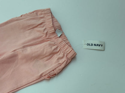 Old Navy Pink Ruffle Leggings 12-18M