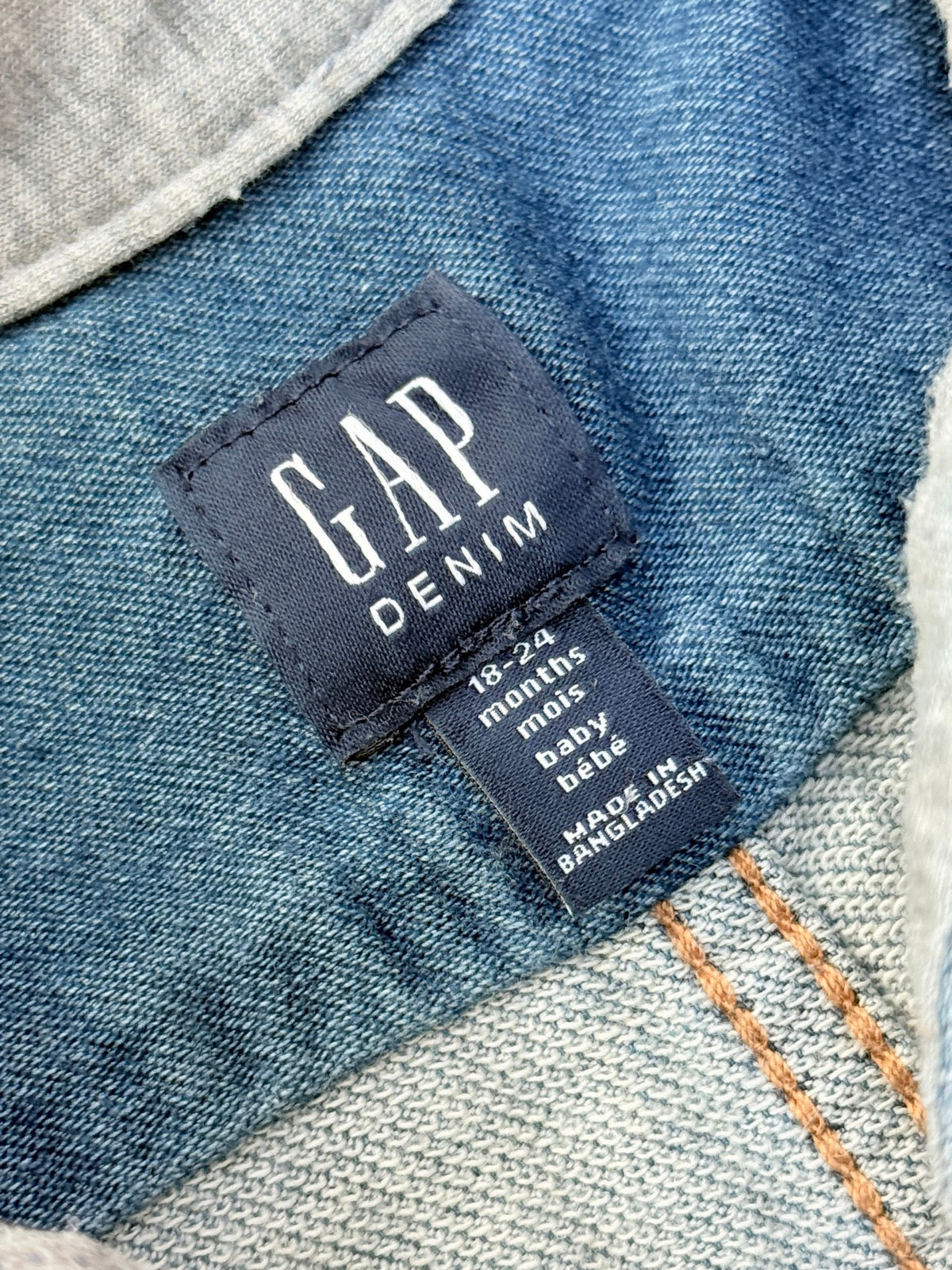 Gap Denim Jumpsuit Romper 18-24m