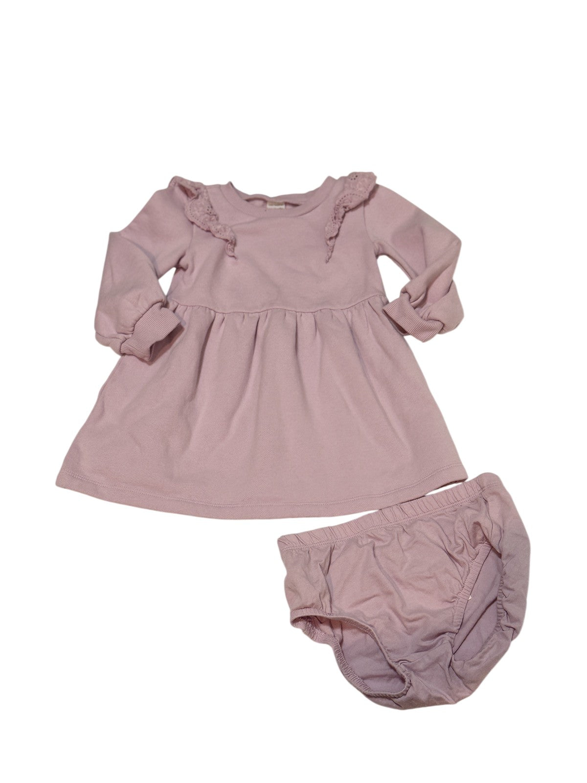 Carter's Pink Dress with Bloomer Set 24m