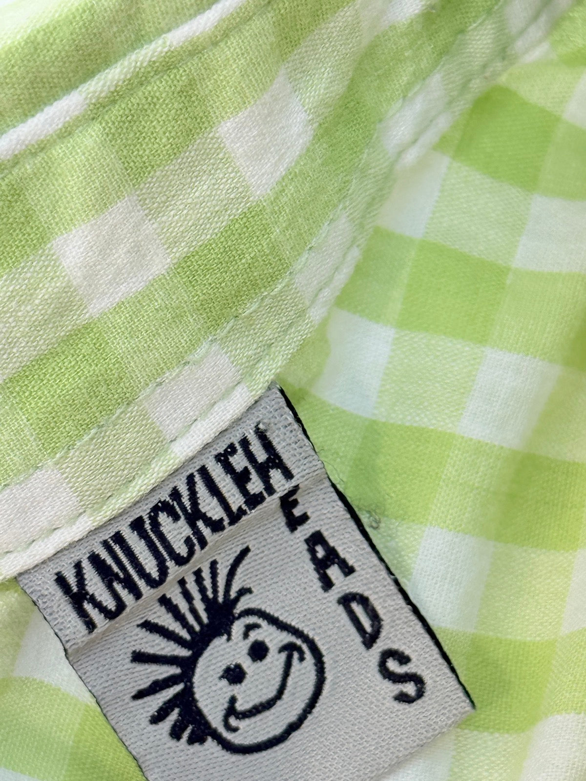 Knuckleheads Green Gingham Western Shirt 18-24M