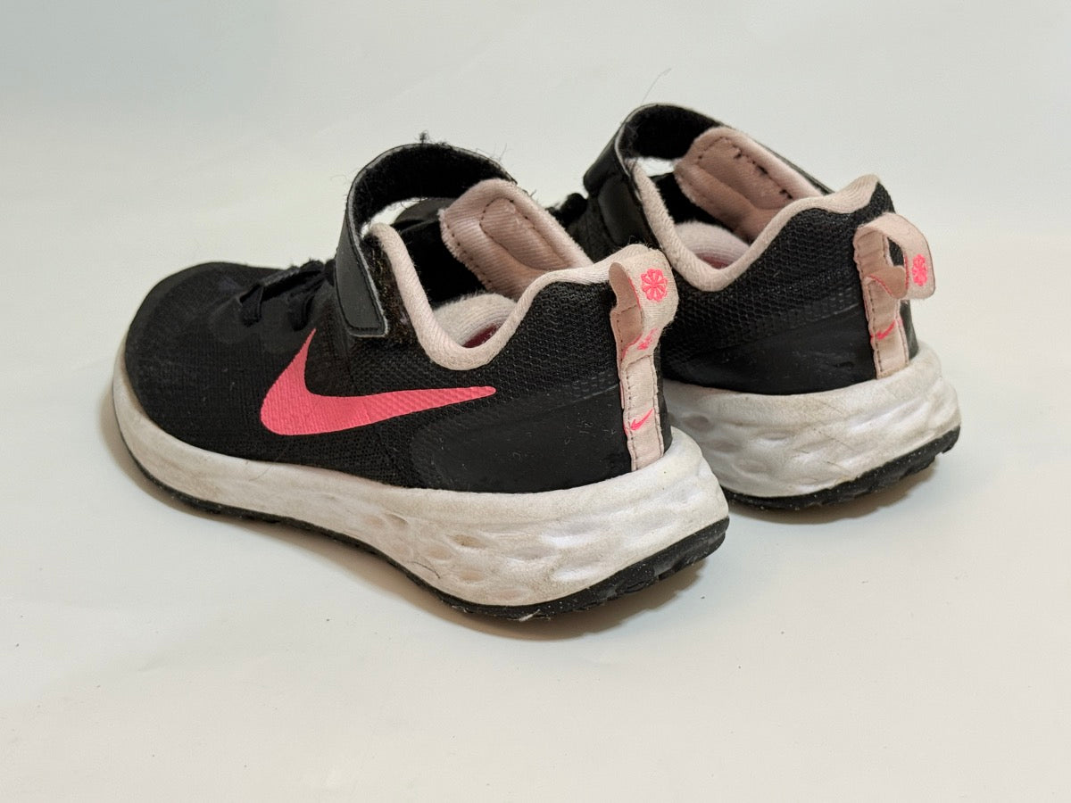 Nike Revolution 6 Black Pink Sneakers Size 13C