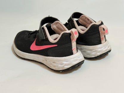 Nike Revolution 6 Black Pink Sneakers Size 13C
