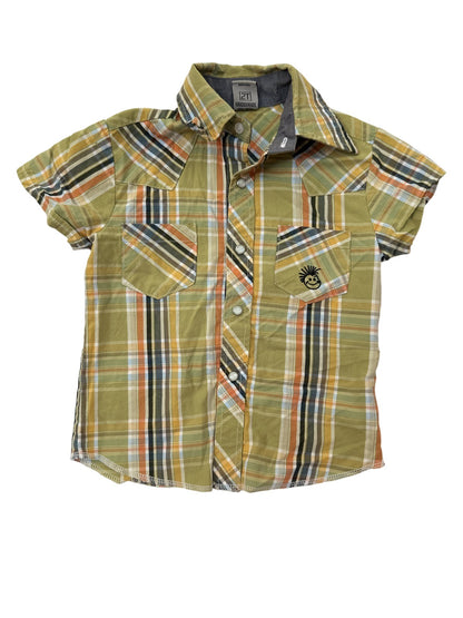 Knuckleheads Plaid Button-Up Shirt 2T