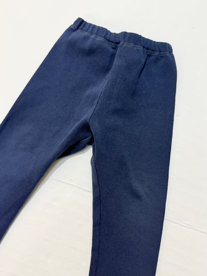 Navy Fleece Leggings 2T