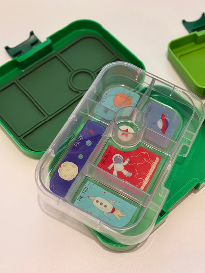 Yumbox Original & Snack Green Bento Box Set