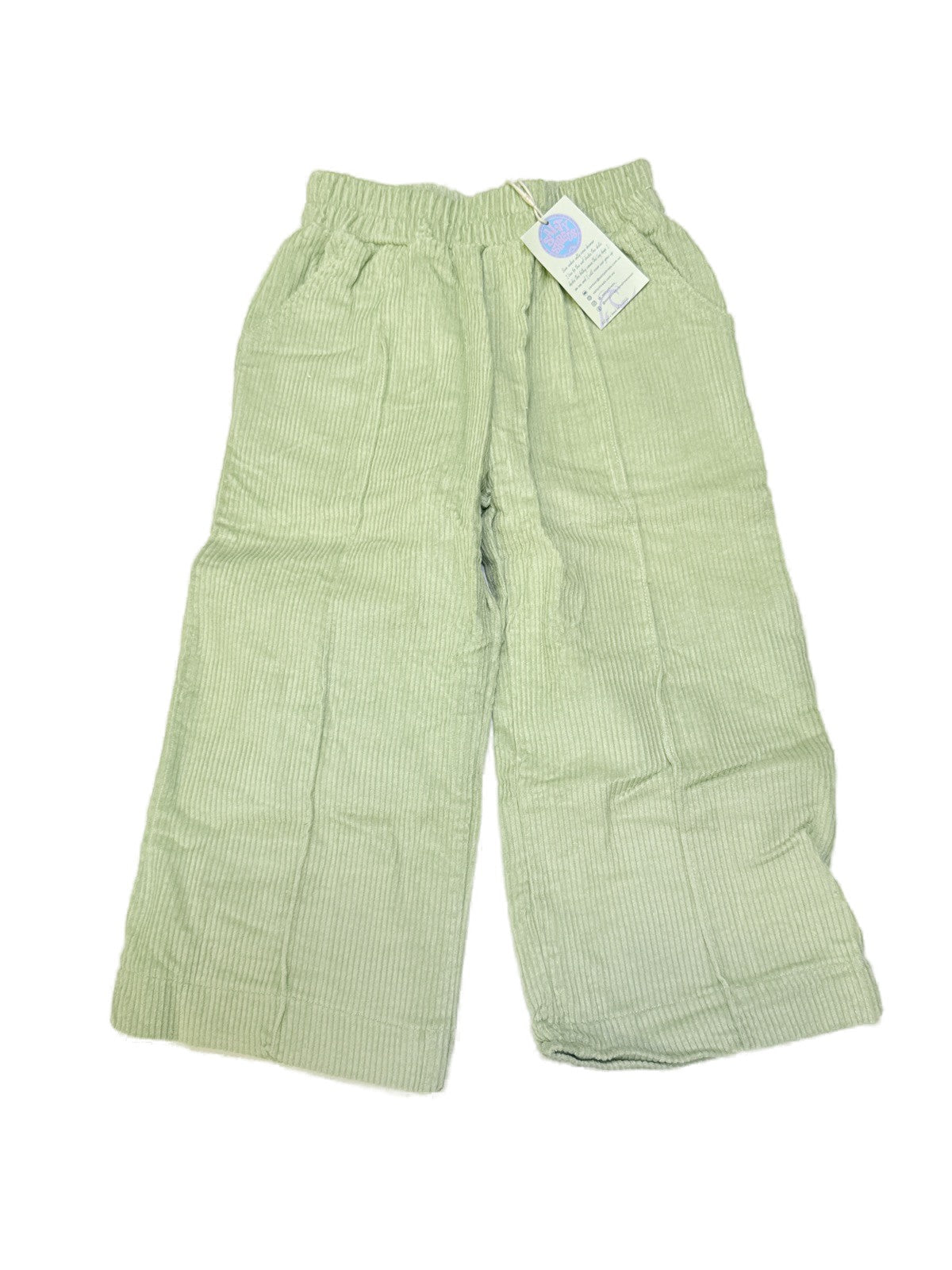 Sally Shreds Green Corduroy Pants 5-6Y