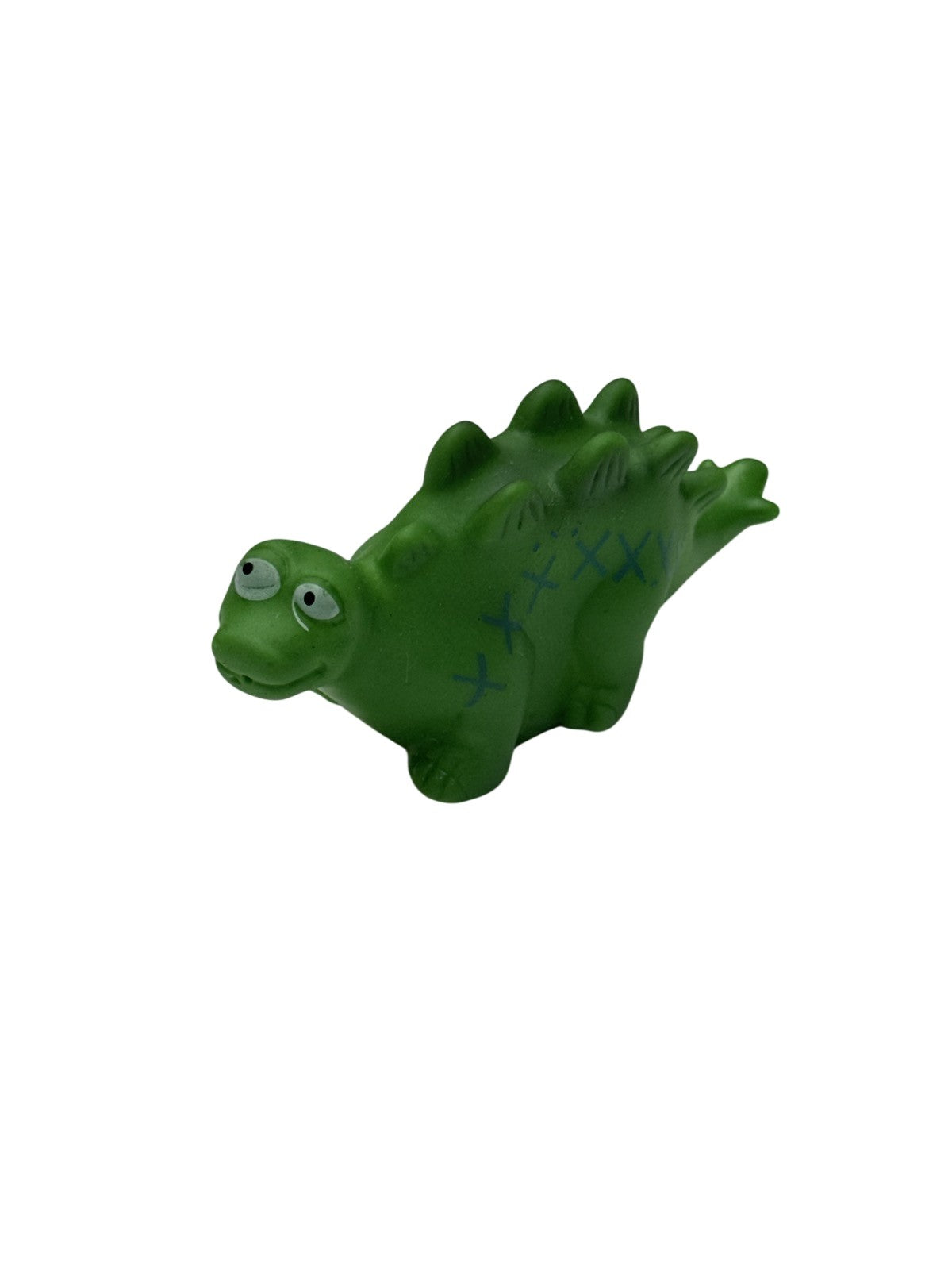 Green Rubber Stegosaurus Dinosaur Toy