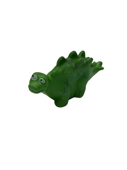 Green Rubber Stegosaurus Dinosaur Toy