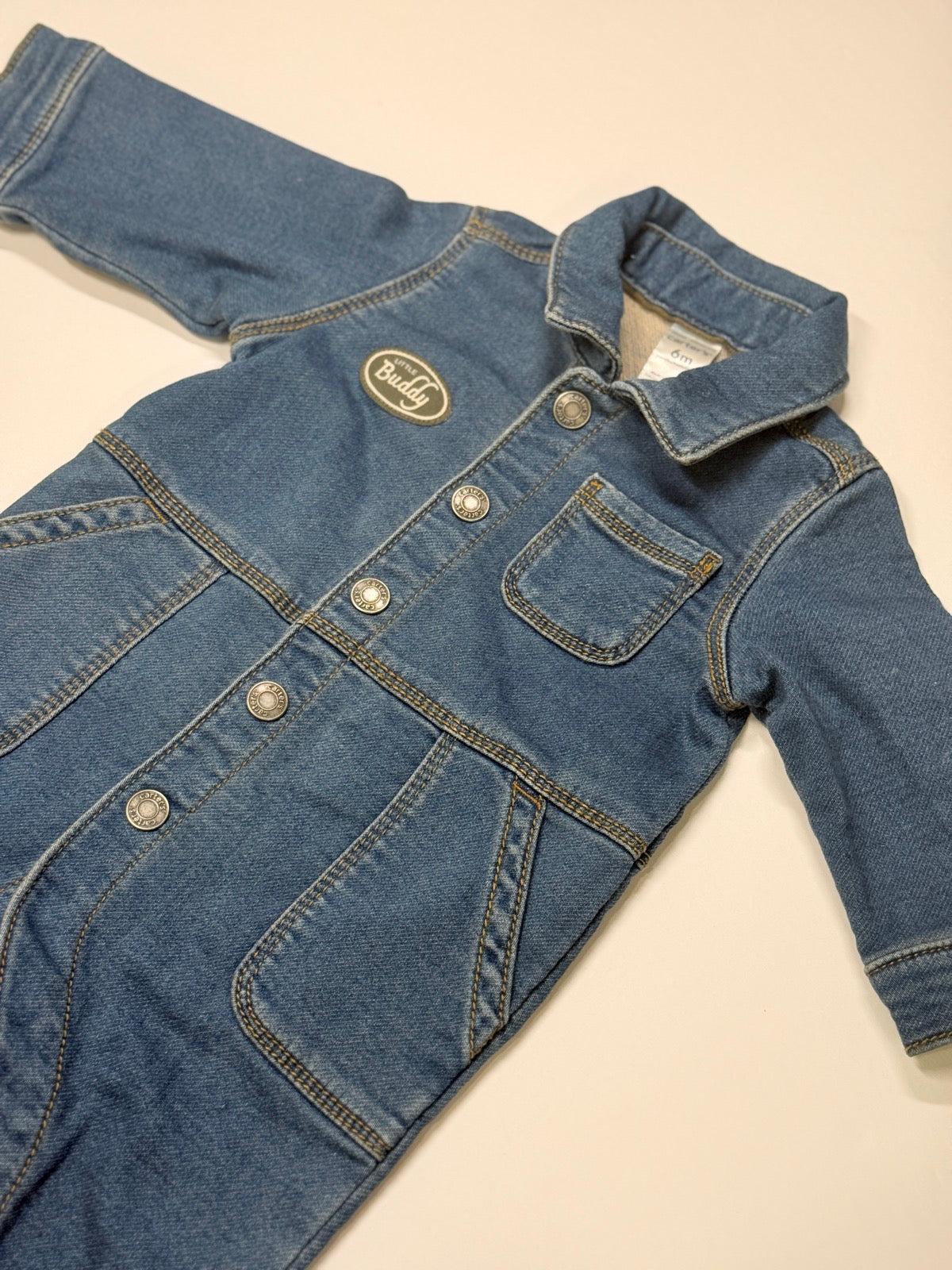 Carter's Little Buddy Denim Jumpsuit 6m