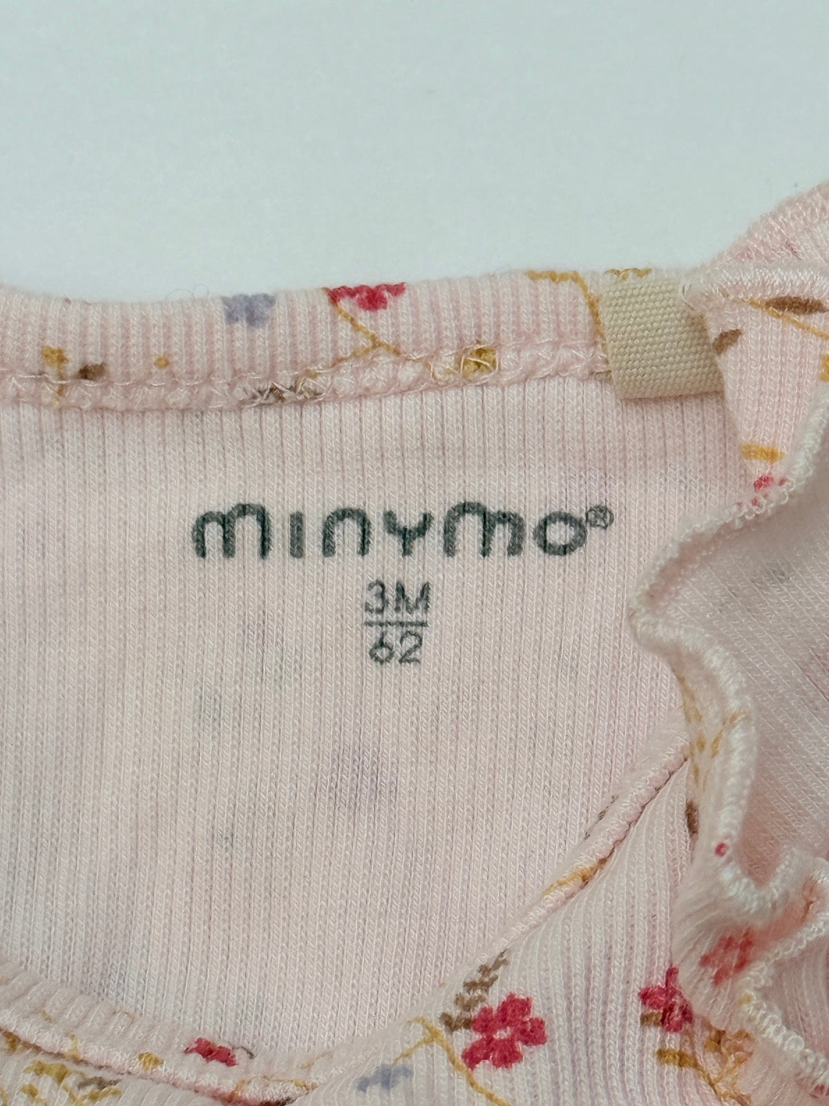 Minymo Floral Ruffle Dress 3M
