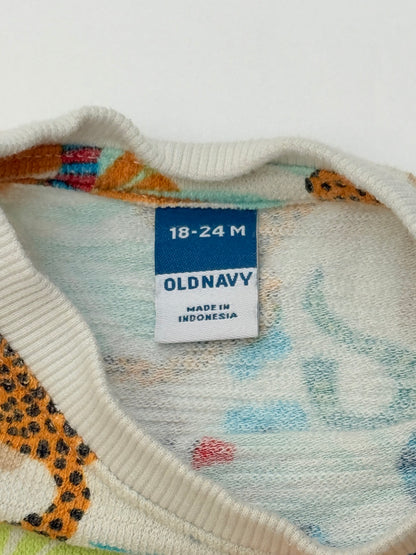 Old Navy Jungle Print Top Shorts Set 18-24M