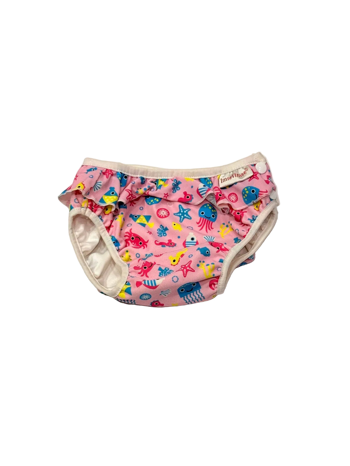 Swim Diaper Imse Vimse Pink Sea Life Large 20-26lbs