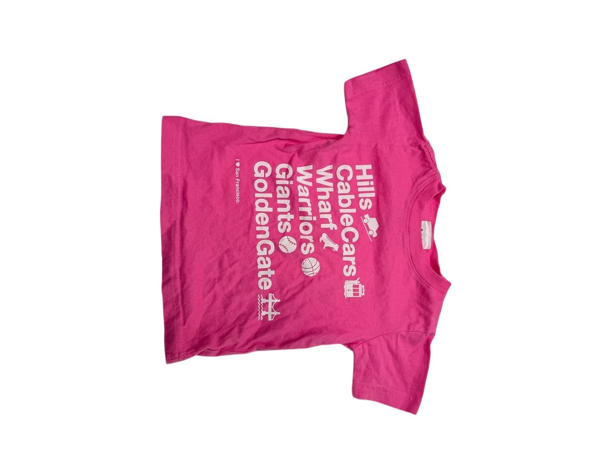 kid crush I Love San Francisco Pink T-Shirt 12M