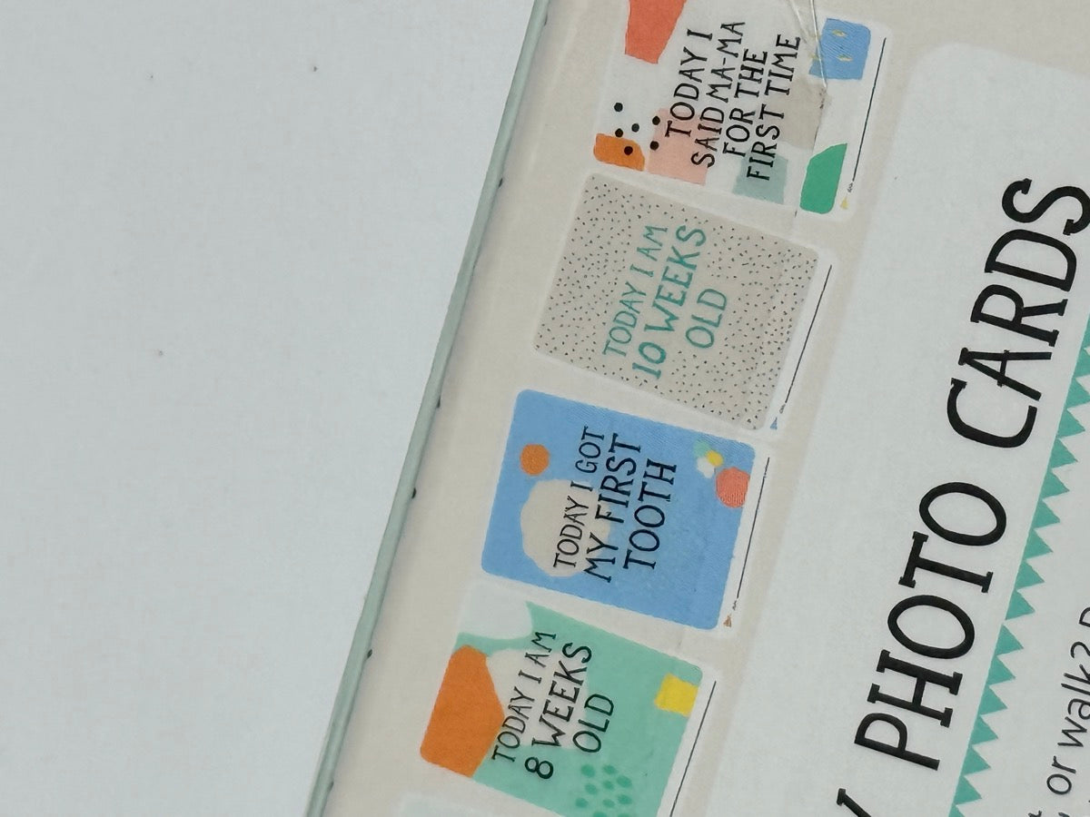 NWT - Milestone Baby Photo Cards Limited Edition