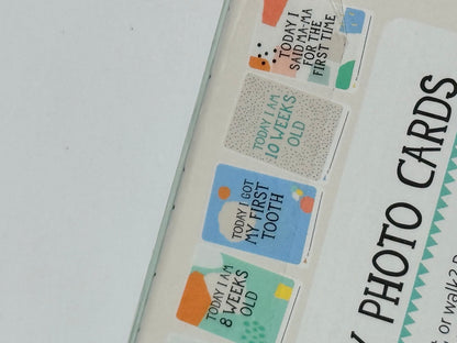 NWT - Milestone Baby Photo Cards Limited Edition