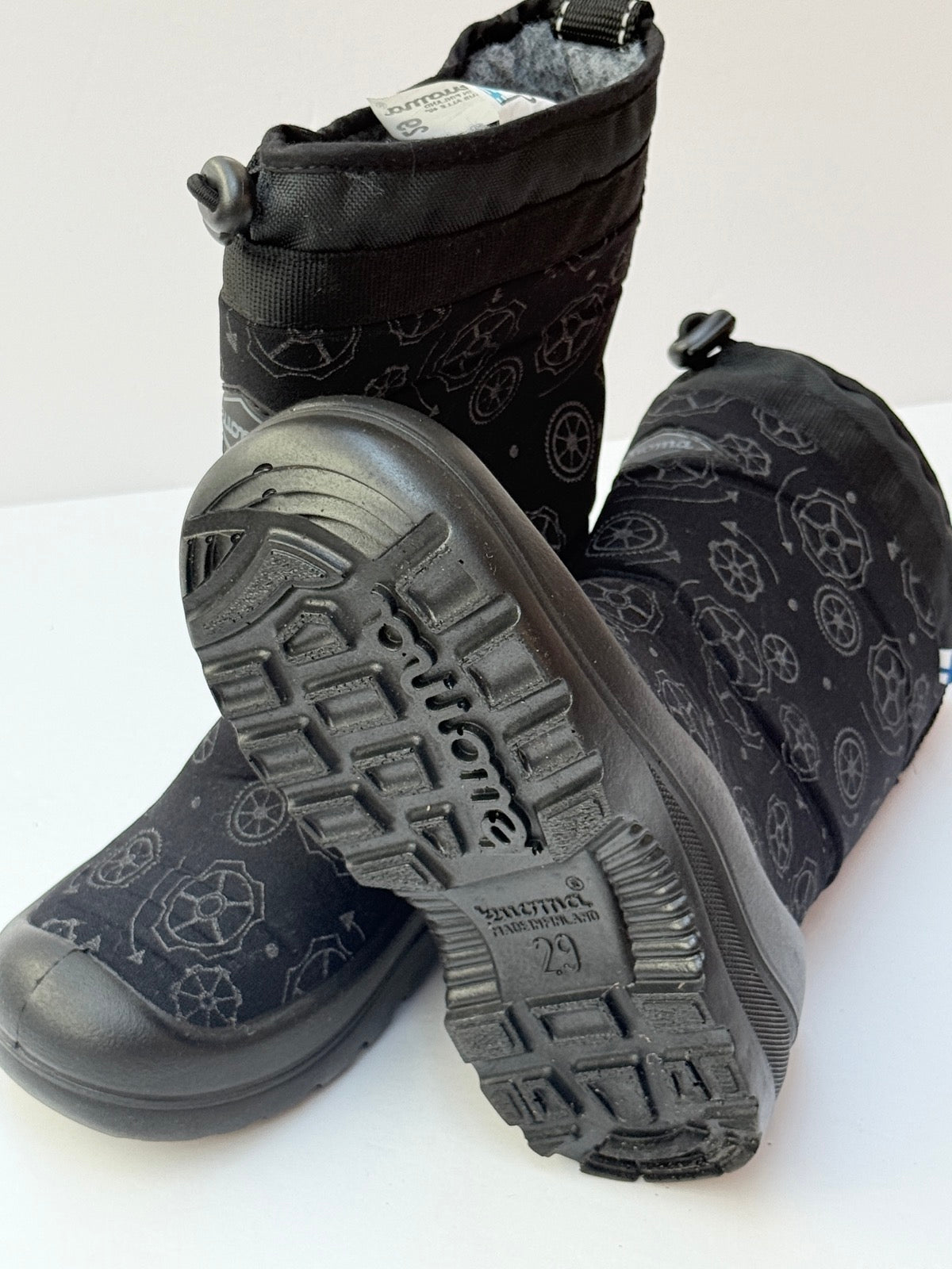 Kuoma Black Winter Snow Boots Size 29