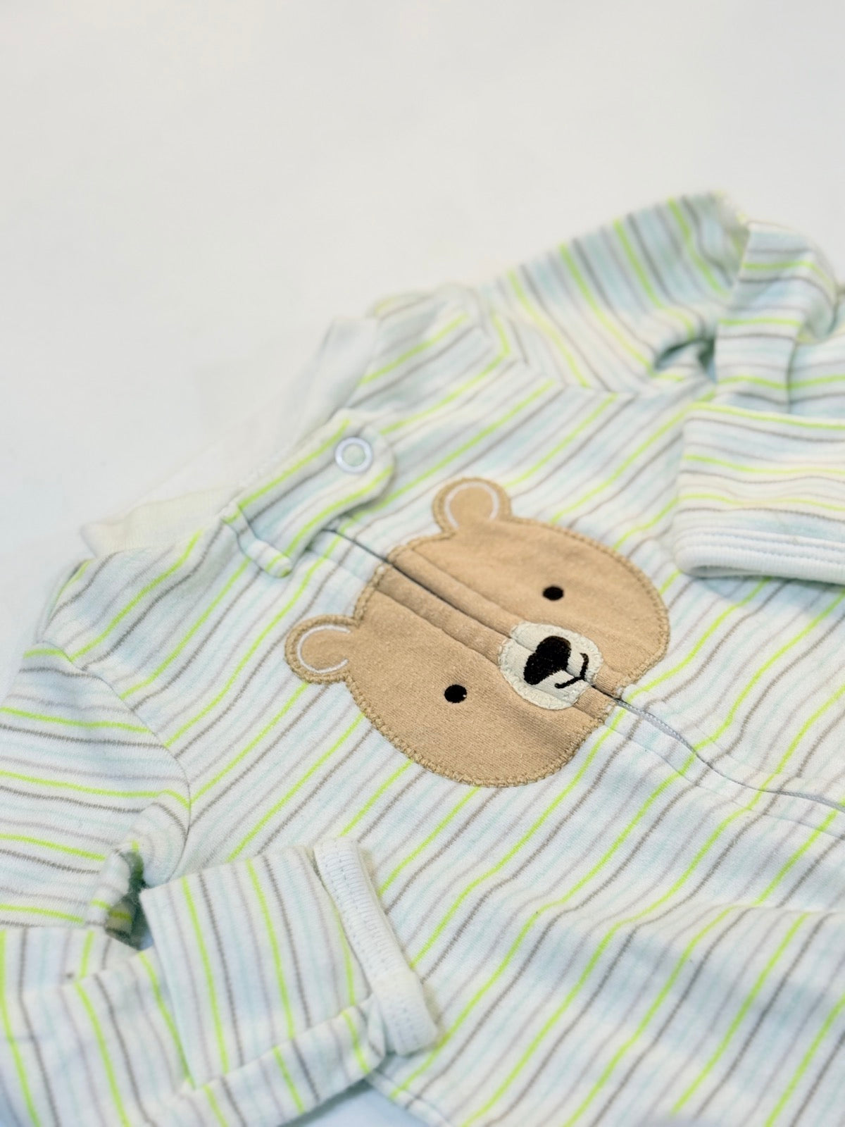 Simple Joys by Carter's Bear Stripe Sleeper Newborn