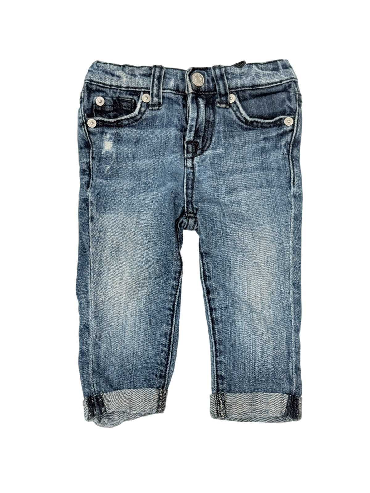 7 For All Mankind Sunny Crop Roll Jeans 12M
