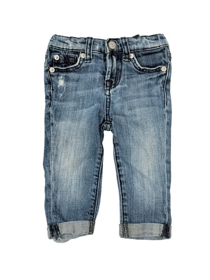 7 For All Mankind Sunny Crop Roll Jeans 12M