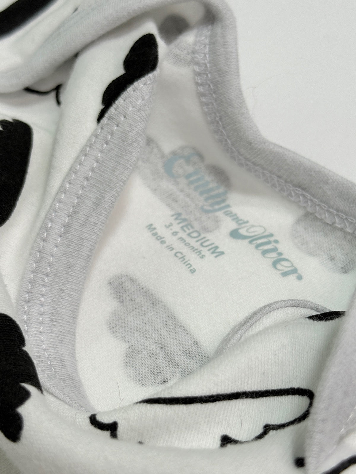 Emmy and Oliver Cloud Print Bodysuit 3-6m