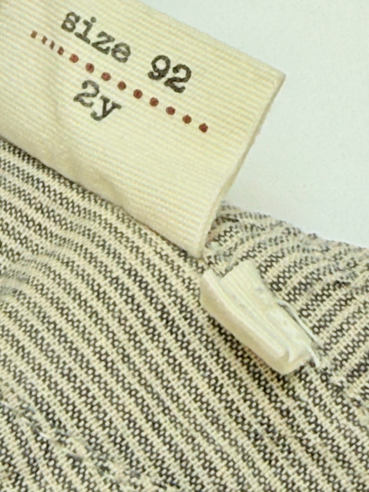 En Fant Striped Romper Size 2Y