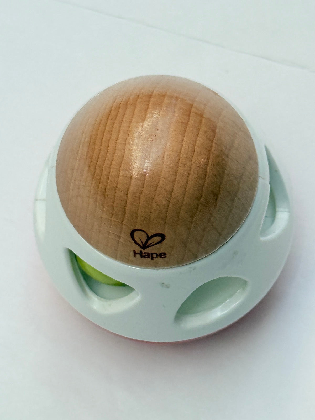 Hape Wooden Rattle Roly-Poly Toy
