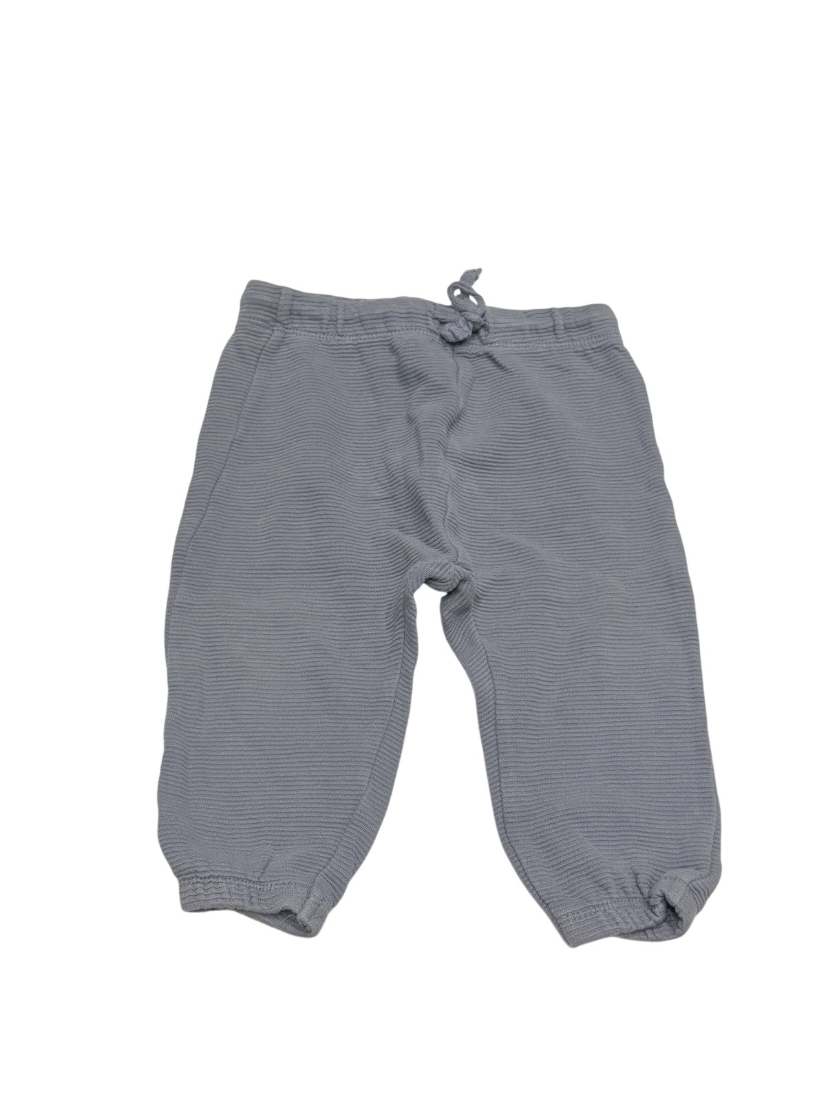 H&M Gray Ribbed Jogger Pants 9-12m