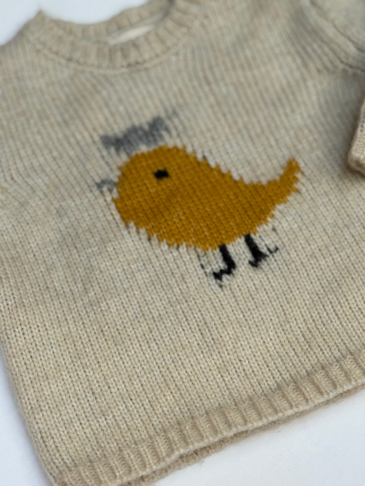 Gocco Bird Knit Sweater 6 - 9m