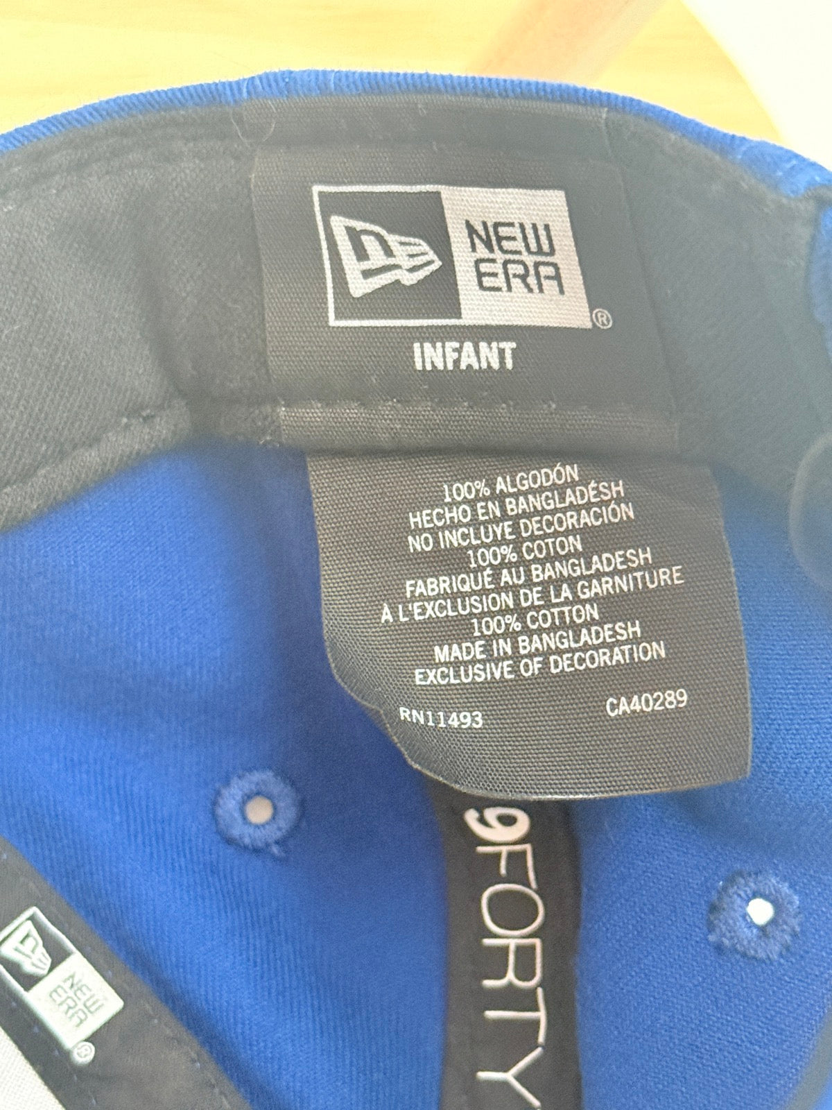 New Era Toronto Blue Jays 9Forty Cap Infant 6m-2Y