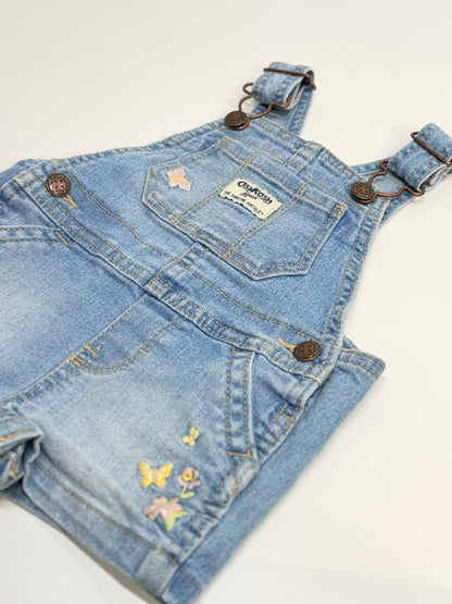 OshKosh B'gosh Light Wash Denim Shortalls 6M