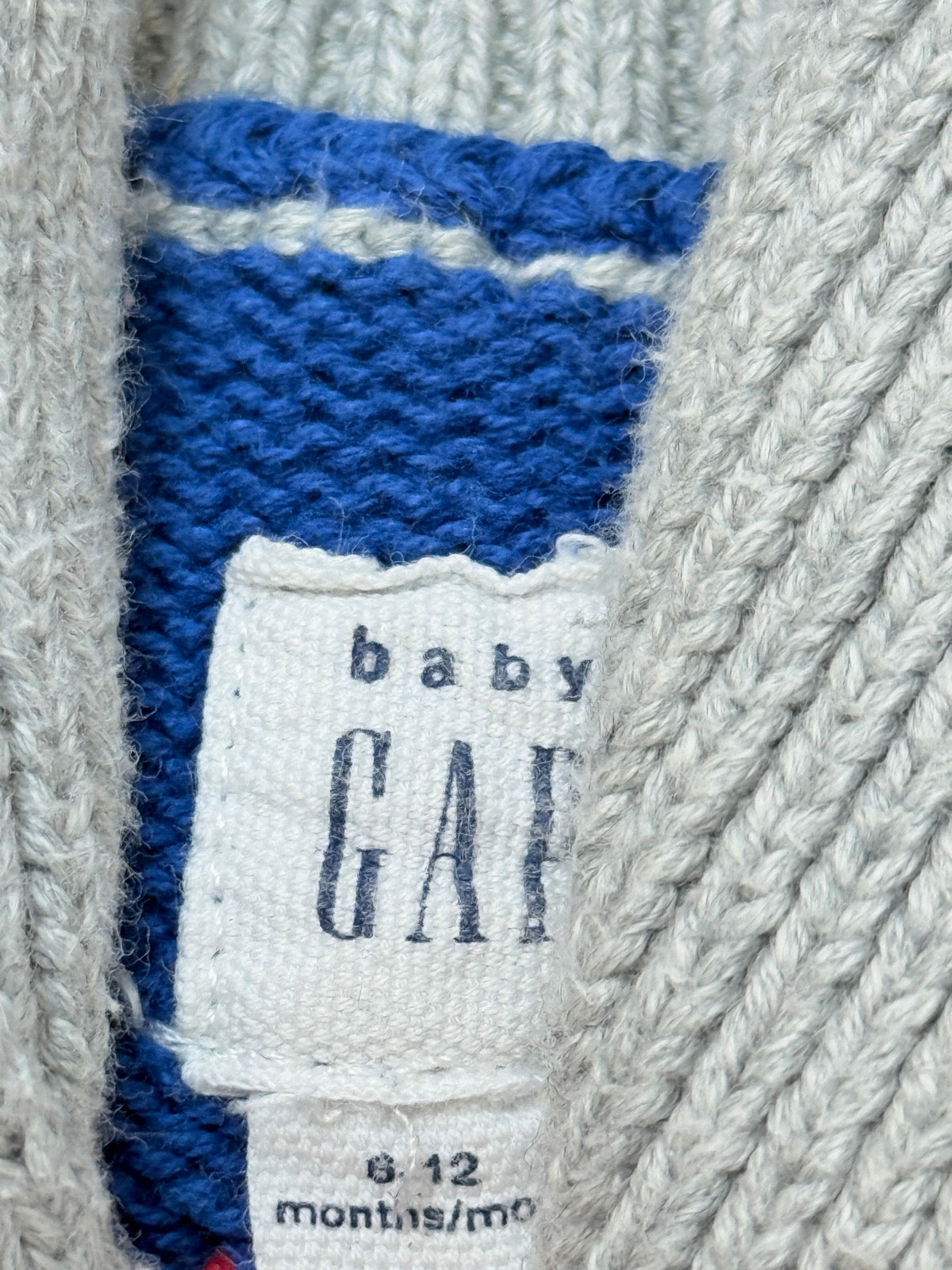 Baby Gap Gnome Fair Isle Cardigan 6-12M