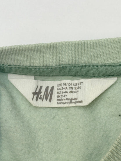 H&M Tiger Print Sweatshirt Size 2-4Y