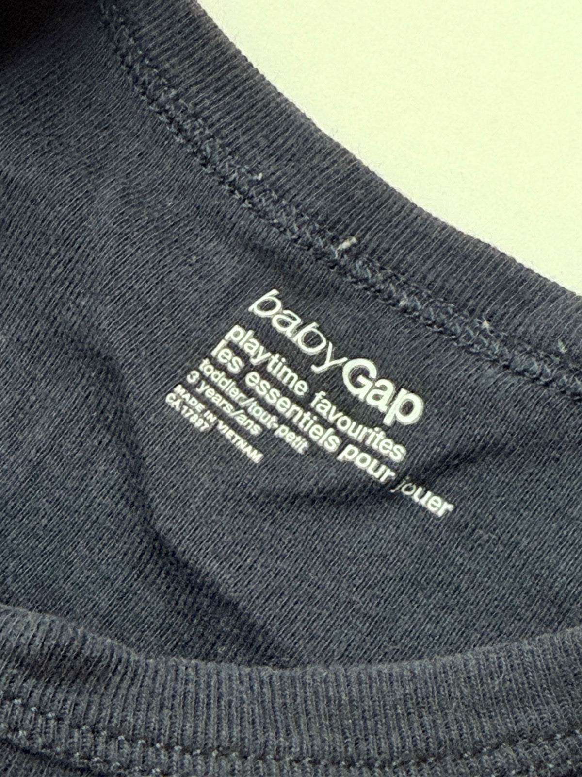 Baby Gap Navy Long Sleeve Tee 3T