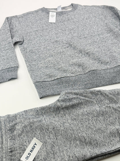 NWT - Old Navy Gray Sweatshirt and Joggers Set S (6-7) 6-7