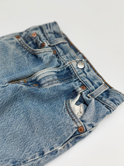 Vintage 1992 Levi's 501 Distressed Denim Jeans Kids Size 5
