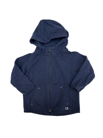 GapFit Navy Zip-Up Hoodie Size 2T