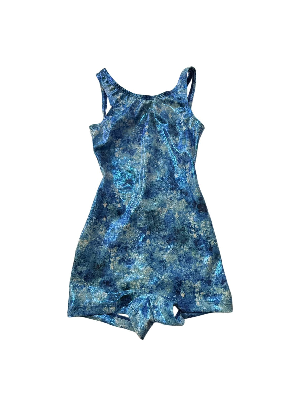 Dynami Blue Holographic Gymnastics Size 4-5Y