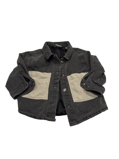 Zara Denim Corduroy Pocket Jacket 9-12M