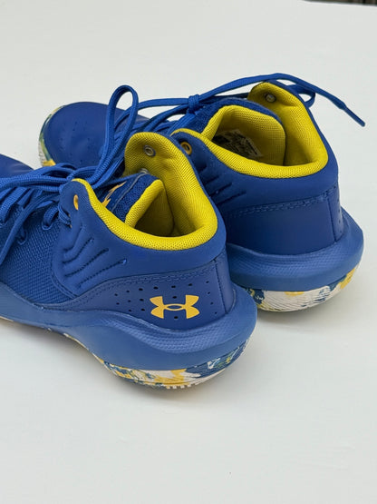 Under Armour Blue Basketball Shoes Size 2Y